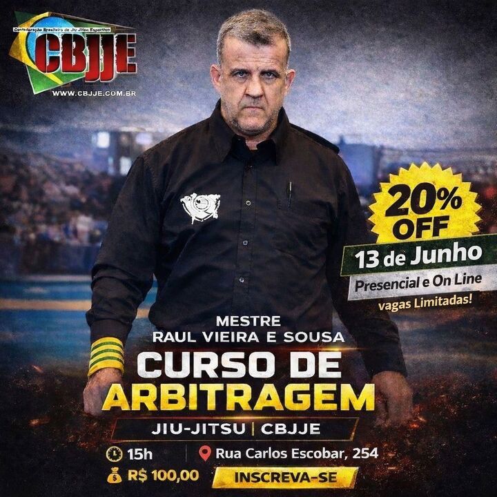 Curso de Arbitragem CBJJE - São Paulo 13 de Junho